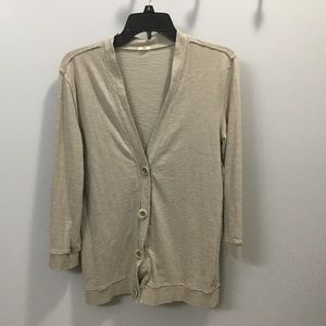 Gray J. Crew cardigan size S